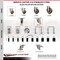 Service Caster 3 Inch 316SS High Temp Glass Filled Nylon 3/8 Inch Threaded Stem Caster Set SCC SCC-SS316TS20S314-GFNSHT-381615-4 - alternate 2